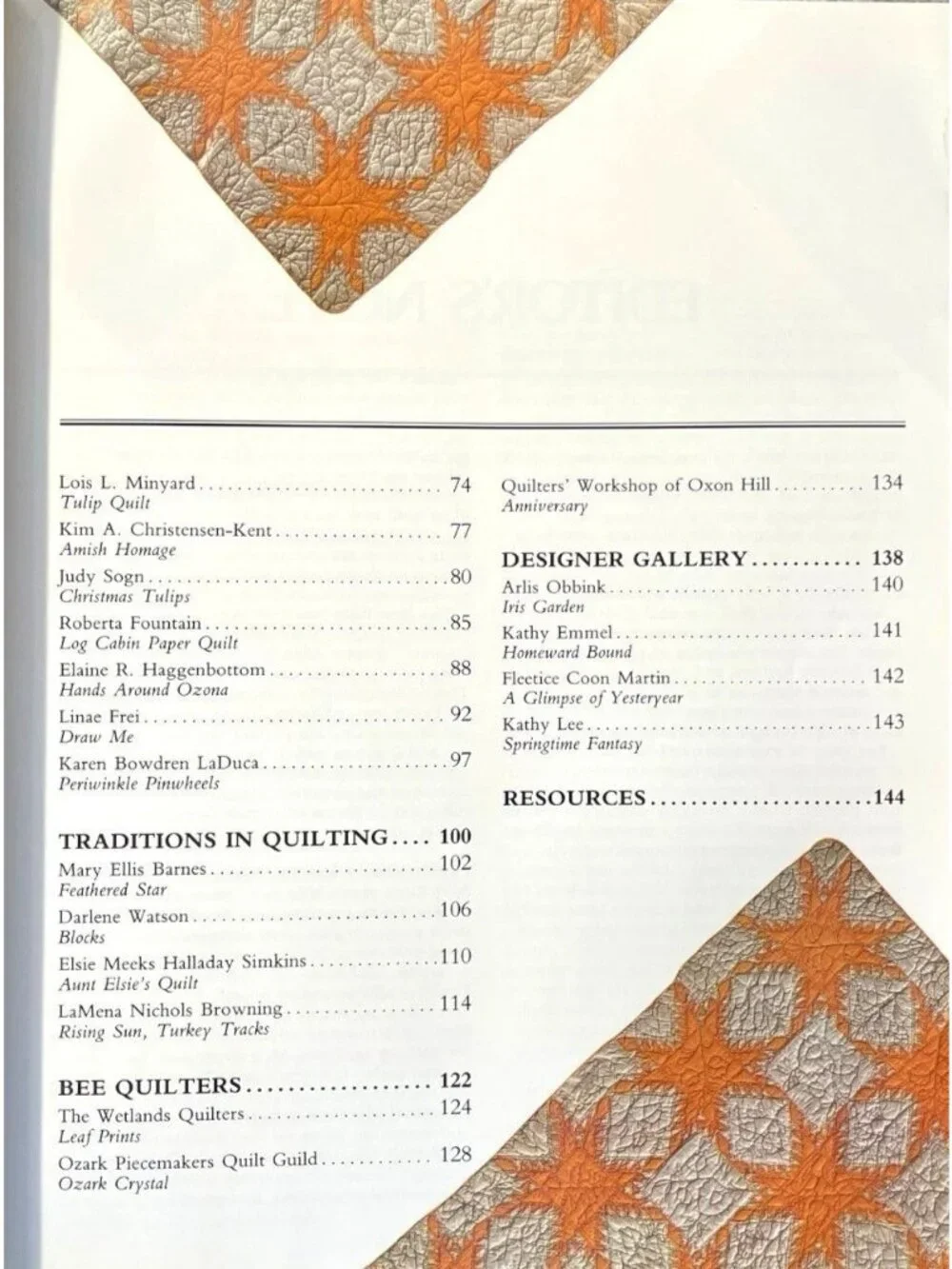 Vintage Great American Quilts 1989 Hardcover Book By Oxmoor House 1989